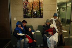 Family Eating Pizza