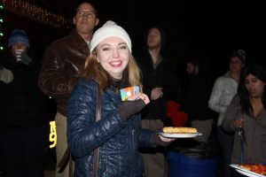 Woman with iTunes Gift Card