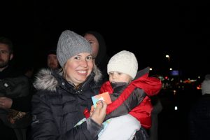 Woman and Baby with iTunes Gift Card