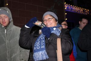 Woman with PF Chang's Gift Card