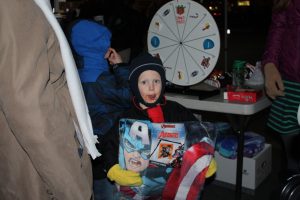 Little Boy with New Blanket