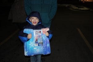 Little Boy with New Blanket