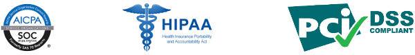 SSAE 16 Audited and PCI and HIPAA Compliant